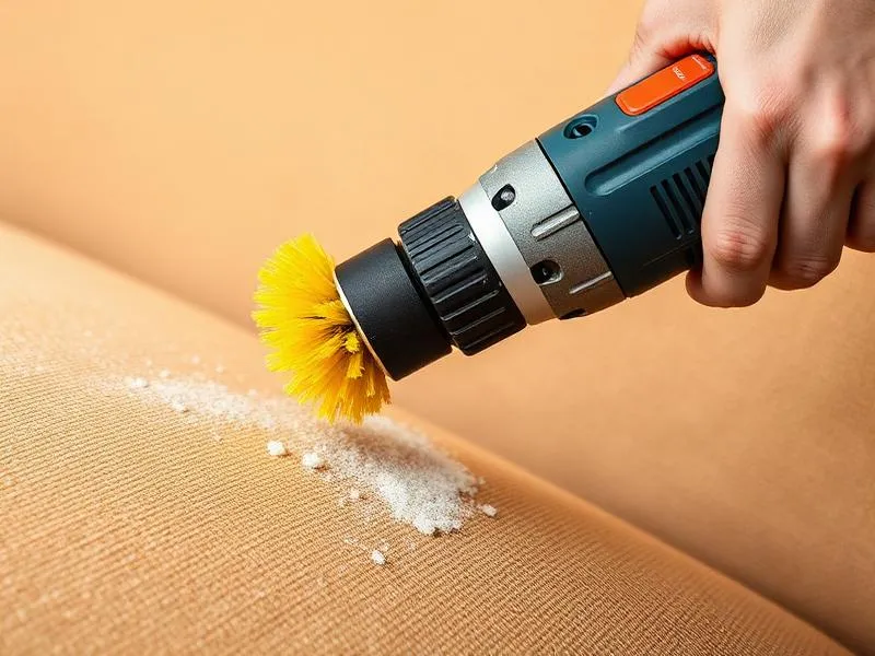 Szczotka rotacyjna do czyszczenia tapicerki